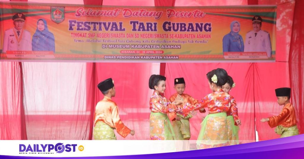Lestarikan Kebudayaan, Bupati Asahan Buka Festival Tari&nbsp;Gubang