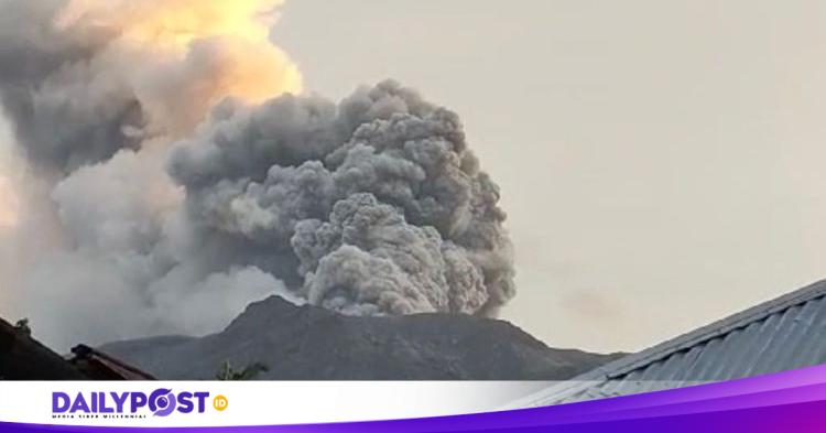 Gunung Ruang Kembali Meletus, Naik Status dari Siaga menjadi&nbsp;Awas