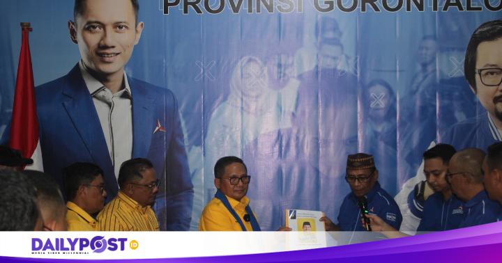 Mendaftar Bacagub Gorontalo di Partai Demokrat, Marten Taha Sebut Demokrat Profesional dan&nbsp;Objektif