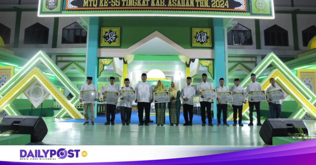 Ini Juara Umum MTQ dan Pemenang Stand Terbaik Asahan Expo&nbsp;2024