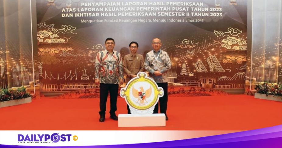 Wali Kota Kotamobagu Hadiri Pengumuman Hasil Pemeriksaan BPK Bersama Presiden Jokowi di&nbsp;Jakarta