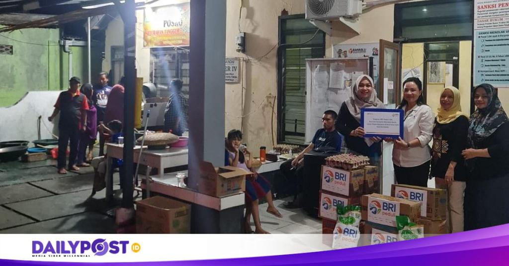 BRI Cabang Gorontalo Salurkan Bantuan untuk Korban Banjir ke Posko Bencana Kelurahan Ipilo