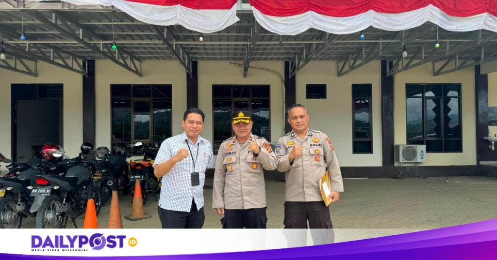 BRI Cabang Limboto Serahkan Bantuan untuk Pembangunan Tempat Parkir Polres Gorontalo&nbsp;Utara
