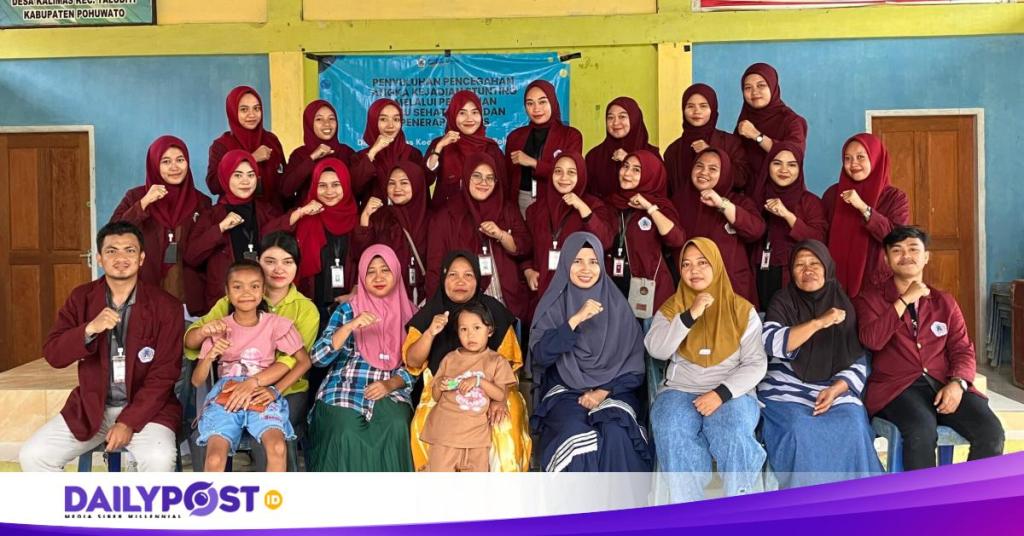 Mahasiswa KKN-PK UNG Lakukan Aksi Cegah Kejadian Stunting Melalui Pemberian Menu Sehat MP-ASI dan&nbsp;PHBS