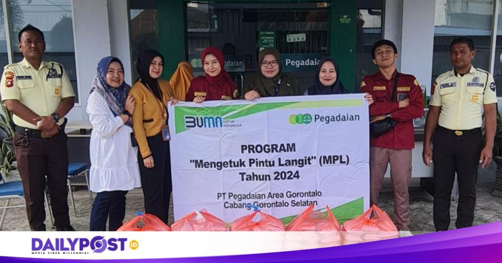 Pegadaian Area Gorontalo Kembali Sapa Masyarakat dengan Program ‘Mengetuk Pintu Langit’ di Bulan&nbsp;Juli