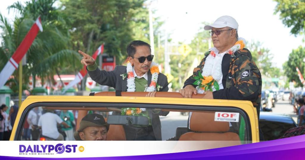 Antusiasme Ribuan Pendukung Sambut Pendaftaran Nelson-Kris di&nbsp;KPU