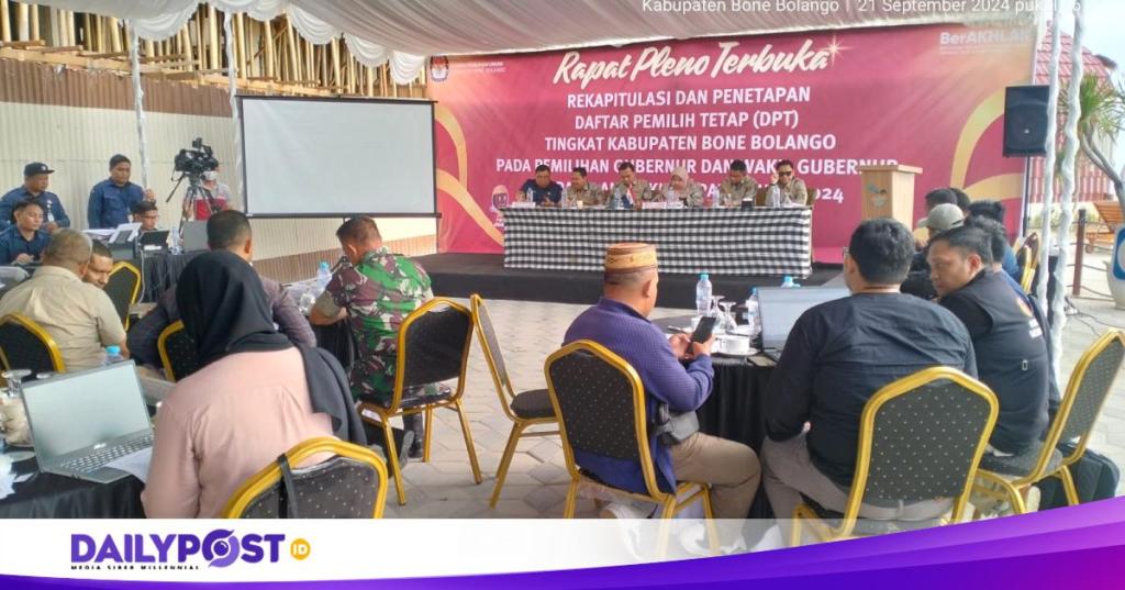 KPU Bone Bolango Tetapkan Daftar Pemilih Tetap: Langkah Kunci Menuju Pilkada 2024 yang Transparan dan&nbsp;Akurat